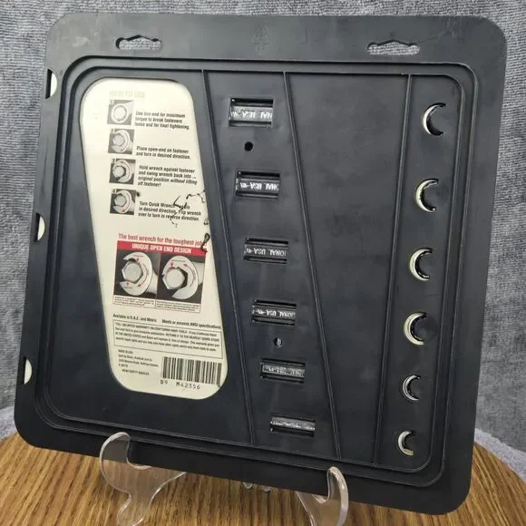 Vintage Craftsman 6 Pc Professional Quick Wrench Set SAE 42356 USA Made 5/8-5/16 - Picture 5 of 16